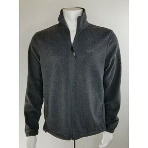 Woolrich Mens Full Zip Sweater Size Medium Gray